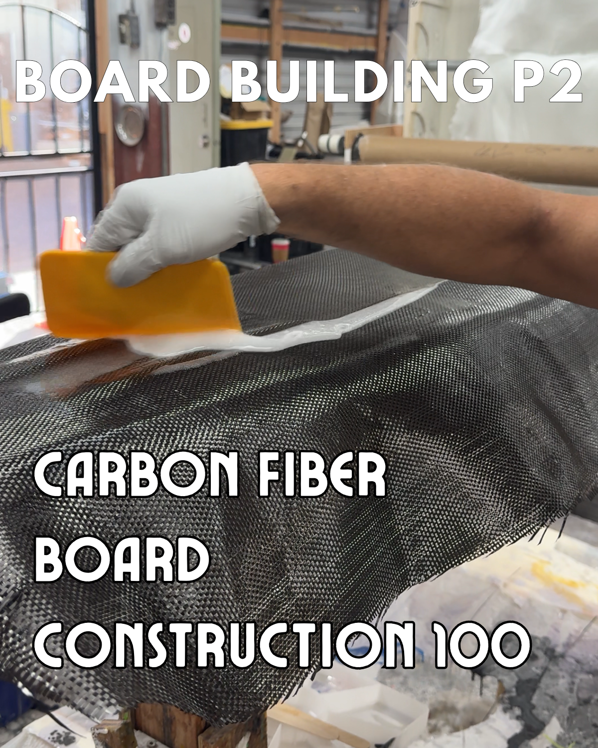 Board Building Part 2: Carbon Fiber Lamination Class 100 | 1-on-1 Carbon Board Construction Experience