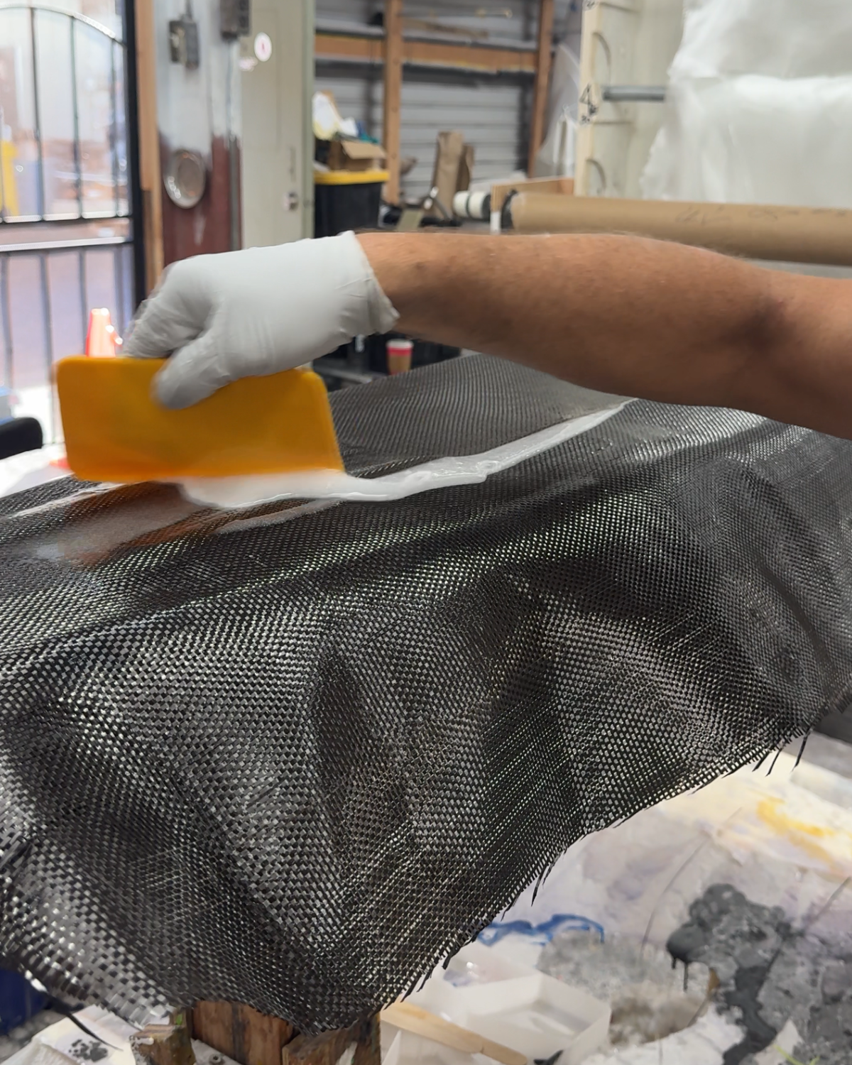 Board Building Part 2: Carbon Fiber Lamination Class 100 | 1-on-1 Carbon Board Construction Experience