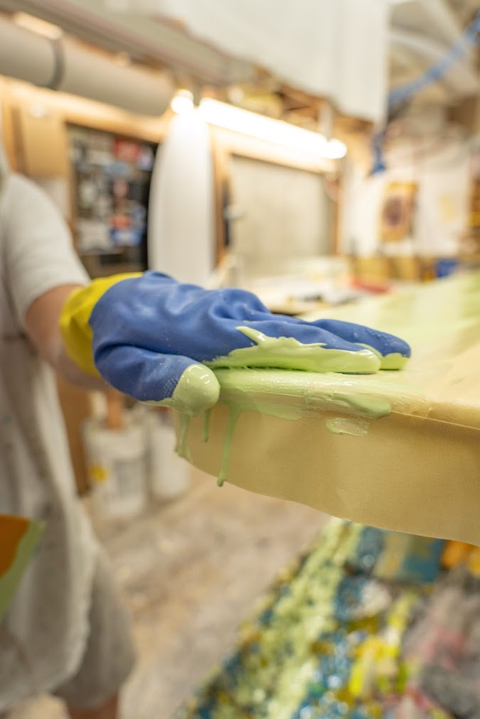 Board Building FULL EXPERIENCE: Hand Shaping Class 200 + Poly or Carbon Laminating 100